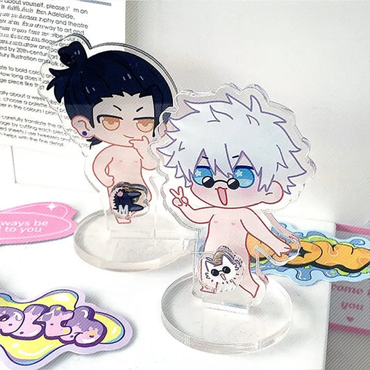 Swing little cute Gojo satoru Geto Suguru standee | JJK Jujutsu kaisen SatoSugu fanart Acrylic stand