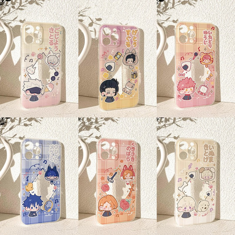 Jujutsu Kaisen Custom Phone Case | Gojo Geto Megumi Yuuji Nobara Inumaki