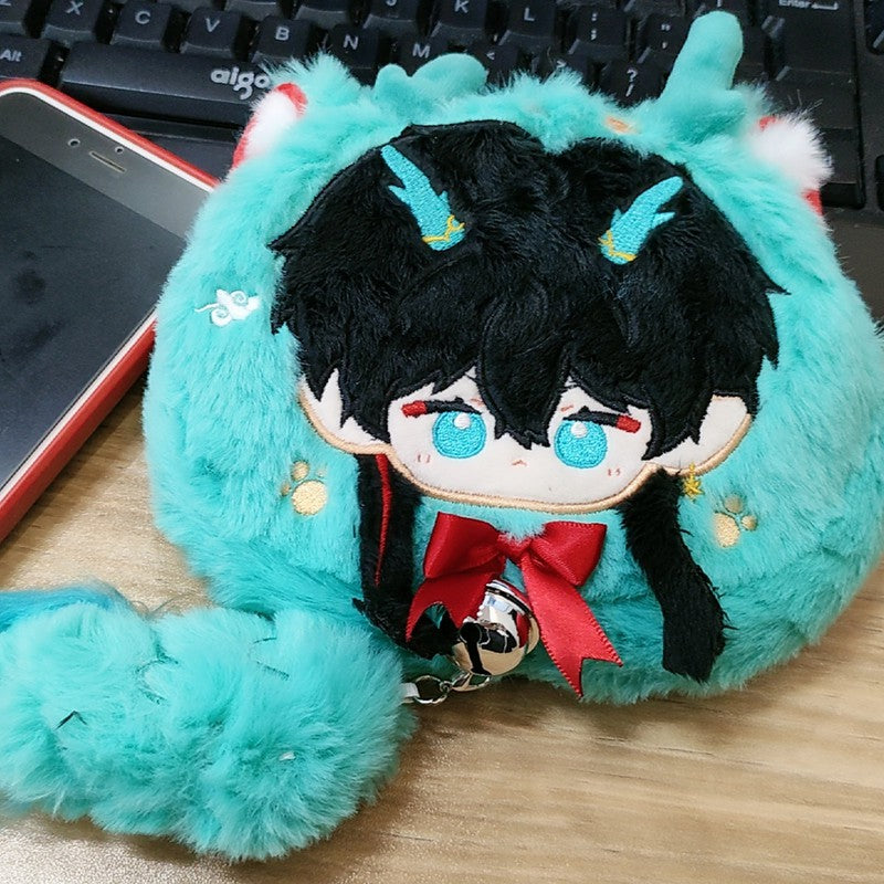 Honkai star rail Inspired Plushie Coin Pouch with keychain| Lunae & Blade