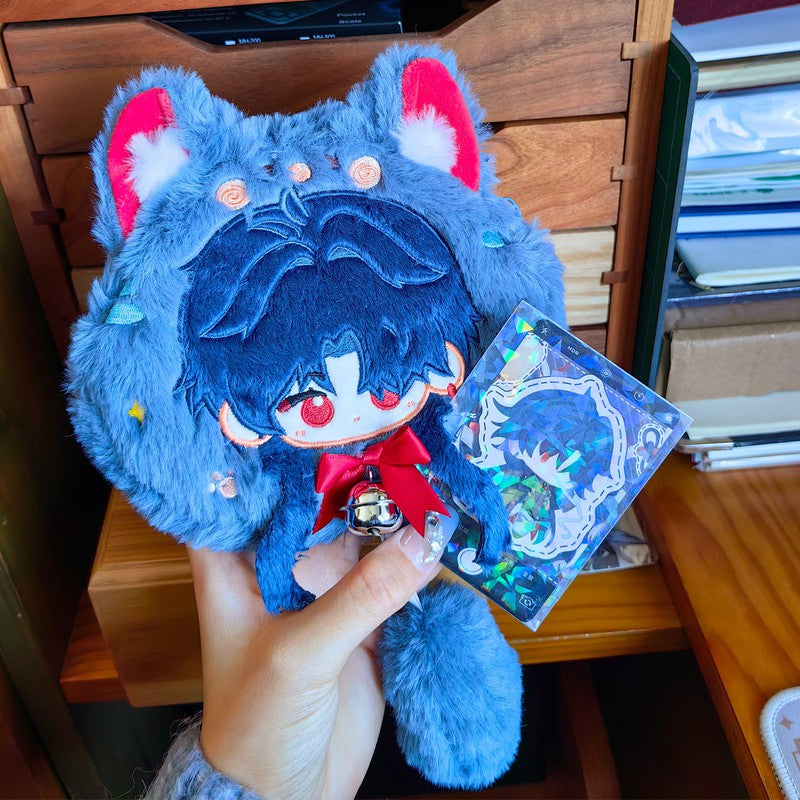 Honkai star rail Inspired Plushie Coin Pouch with keychain| Lunae & Blade