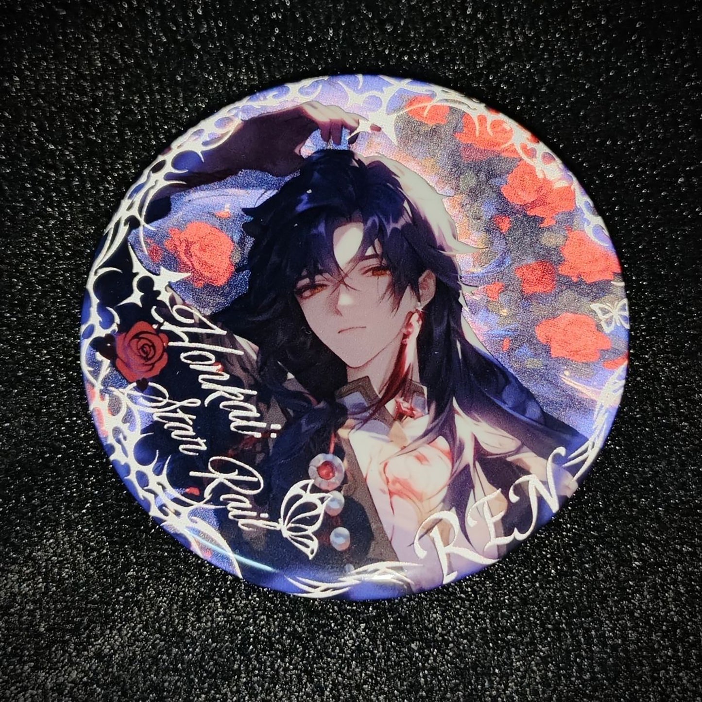 Honkai star rail fanart Button pin set | ren jing yuan imbibitor yin yue lunae dan heng luocha