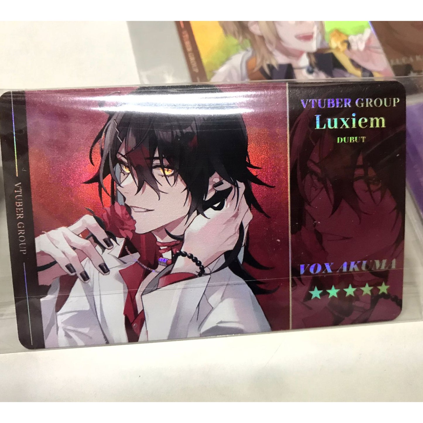 Luxiem & Shoto keychain button pin photocard set | NIJISANJI EN Vox Mysta Ike Luca Shu Vtuber