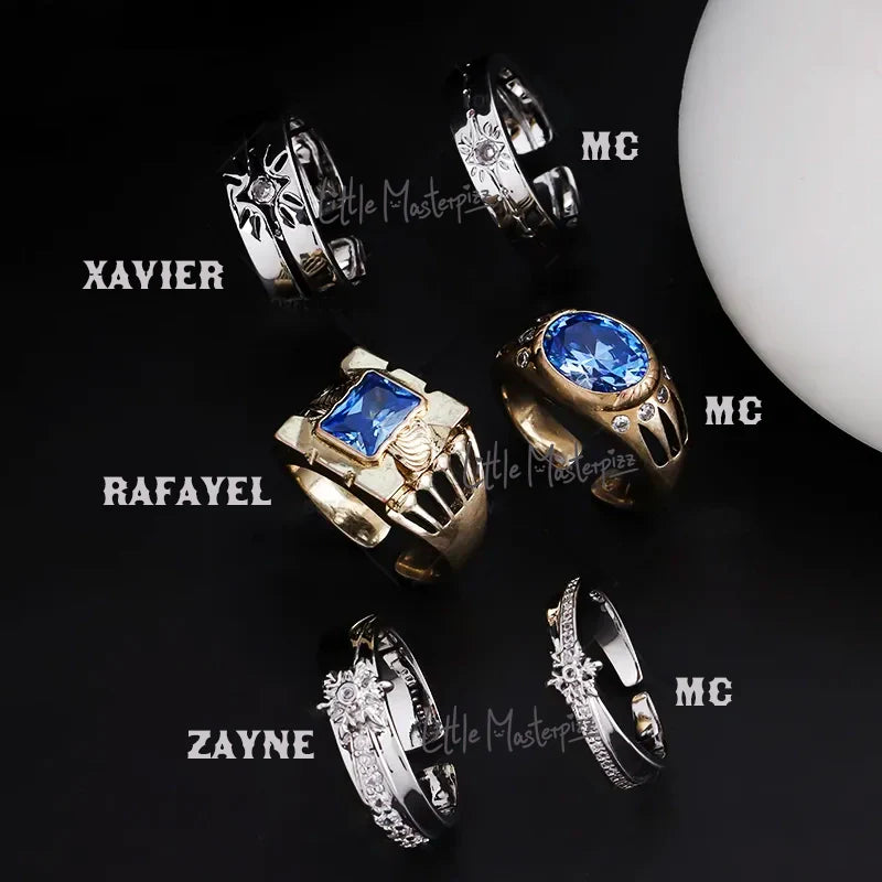 Love and Deepspace Xavier 100 Affinity Rings | Rafayel Zayne pair couple ring