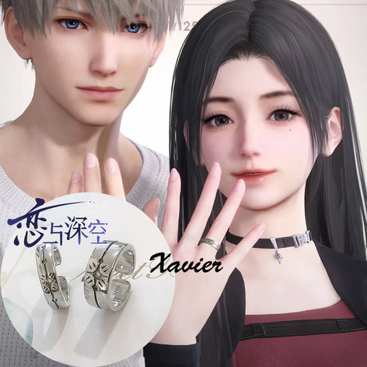 Love and Deepspace Xavier 100 Affinity Rings | Rafayel Zayne pair couple ring