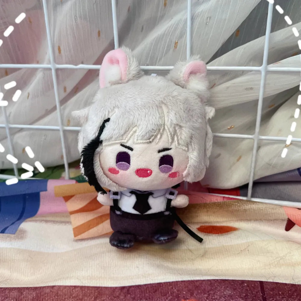 Bungo Stray Dogs cute Plushies with animal ears | Dazai Chuuya Atsushi Akutagawa Ranpo Fyodor