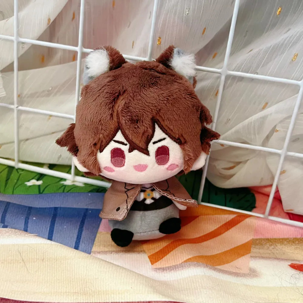 Bungo Stray Dogs cute Plushies with animal ears | Dazai Chuuya Atsushi Akutagawa Ranpo Fyodor