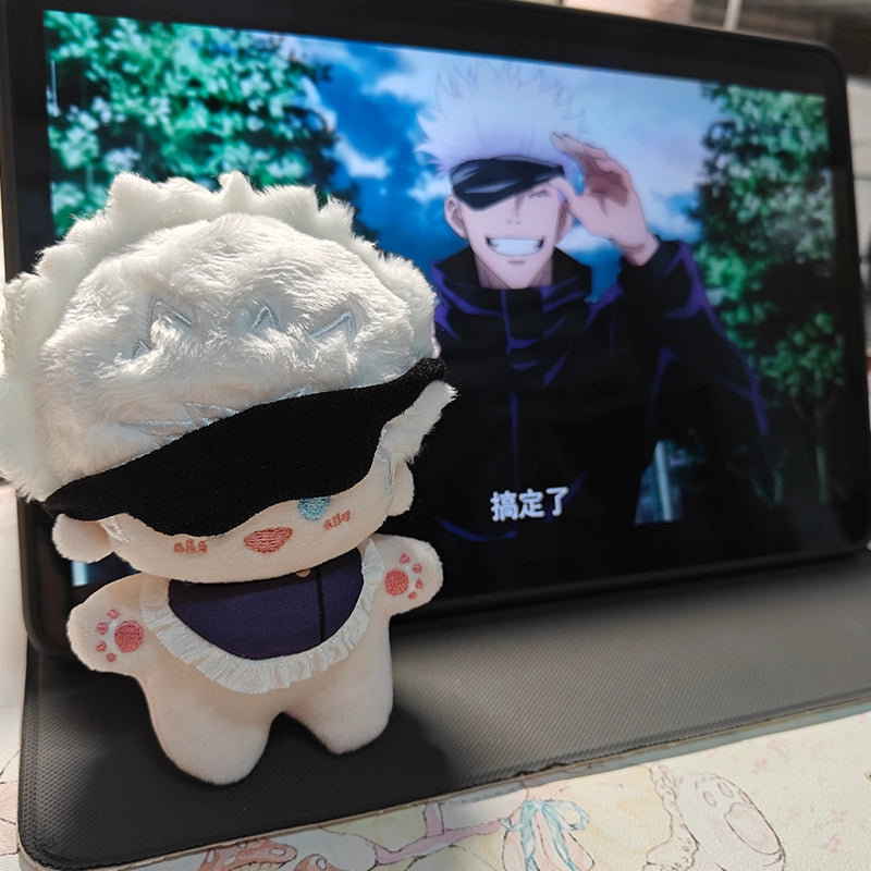 [Pre-order] Baby Satoru Suguru Plushie with neck napkin design | JJK Jujutsu Kaisen Satosugu