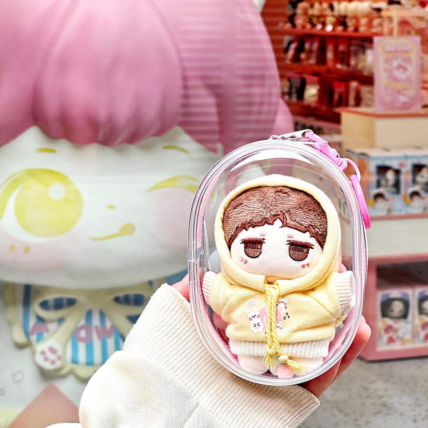 Fully transparent cotton doll bag | PVC Clear Decorate ita Bag