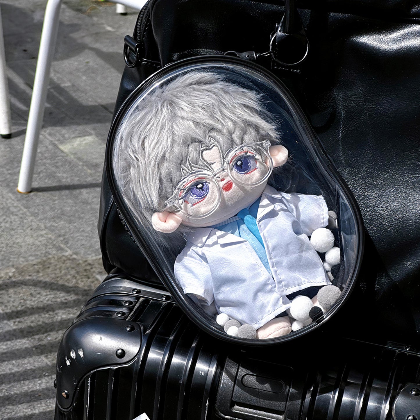 Fully transparent cotton doll large bag | PVC Clear Decorate ita Bag