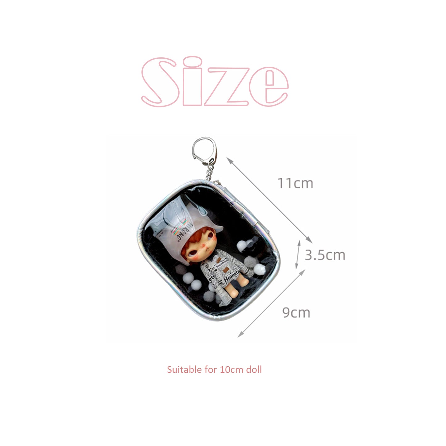 Holograhic doll bag | suitable for 10cm doll